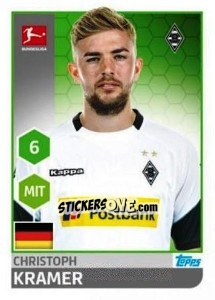 Figurina Christoph Kramer - German Football Bundesliga 2017-2018 - Topps