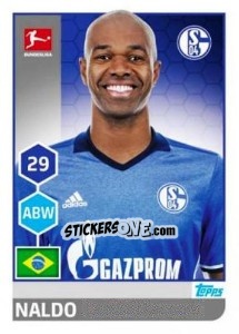 Figurina Naldo - German Football Bundesliga 2017-2018 - Topps