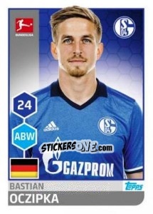 Sticker Bastian Oczipka - German Football Bundesliga 2017-2018 n. 234 - Topps