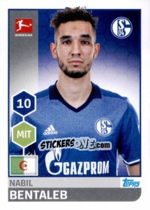 Figurina Nabil Bentaleb - German Football Bundesliga 2017-2018 - Topps