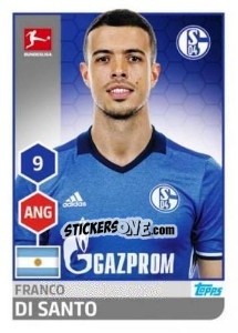 Figurina Franco Di Santo - German Football Bundesliga 2017-2018 - Topps