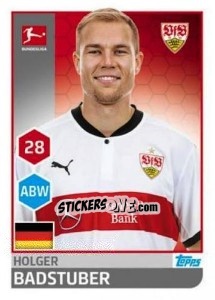 Sticker Holger Badstuber - German Football Bundesliga 2017-2018 n. 249 - Topps