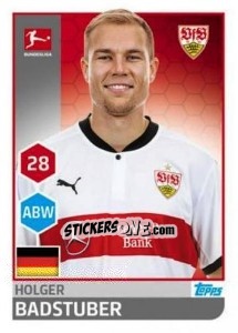 Sticker Holger Badstuber - German Football Bundesliga 2017-2018 - Topps