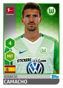 Figurina Ignacio Camacho - German Football Bundesliga 2017-2018 - Topps