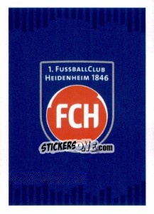 Sticker 1. FC Heidenheim 1846 - German Football Bundesliga 2017-2018 - Topps