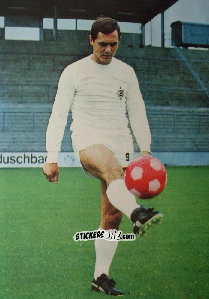 Cromo Peter Meyer - Punkte Tore Meisterschaft 1969-1970 n. 69 - Bergmann