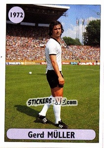 Sticker Gerd Muller - EUROfoot 96 n. 2 - Ds