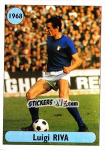 Sticker Luigi Riva - EUROfoot 96 - Ds