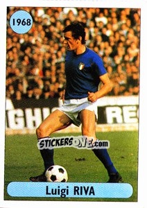 Sticker Luigi Riva - EUROfoot 96 n. 3 - Ds