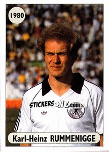 Sticker Karl-Heinz Rummenigge - EUROfoot 96 n. 5 - Ds