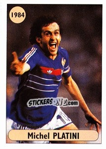 Sticker Michel Platini - EUROfoot 96 n. 6 - Ds