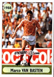 Sticker Marco Van Basten - EUROfoot 96 - Ds