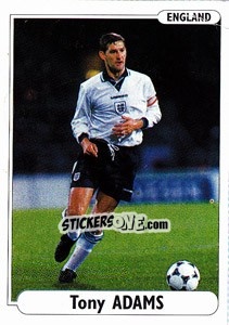 Sticker Tony Adams - EUROfoot 96 n. 13 - Ds