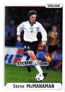 Sticker Steve McManaman - EUROfoot 96 n. 17 - Ds