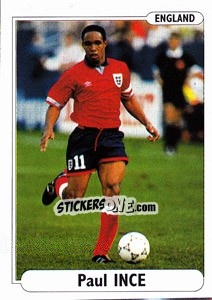 Sticker Paul Ince - EUROfoot 96 n. 18 - Ds