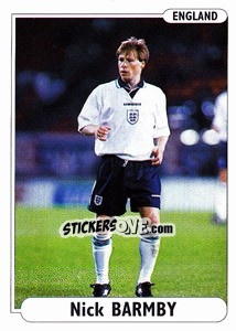 Sticker Nick Barmby - EUROfoot 96 n. 22 - Ds