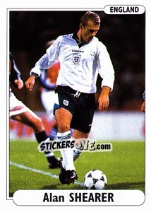 Sticker Alan Shearer - EUROfoot 96 n. 23 - Ds