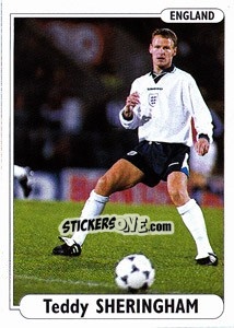 Sticker Teddy Sheringham - EUROfoot 96 n. 24 - Ds