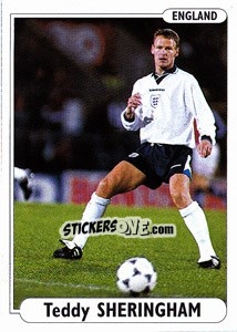 Sticker Teddy Sheringham - EUROfoot 96 - Ds