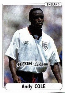 Sticker Andy Cole - EUROfoot 96 n. 26 - Ds