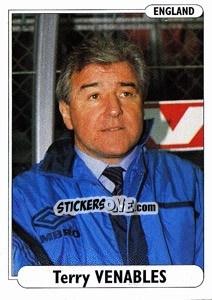 Sticker Terry Venables - EUROfoot 96 n. 27 - Ds