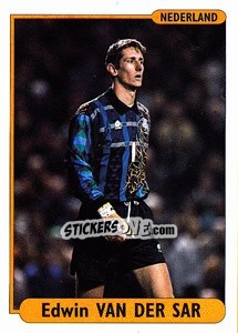 Sticker Edwin van der Sar - EUROfoot 96 n. 28 - Ds