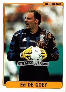 Sticker Ed De Goey - EUROfoot 96 - Ds