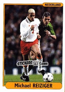 Sticker Michael Reiziger - EUROfoot 96 n. 30 - Ds
