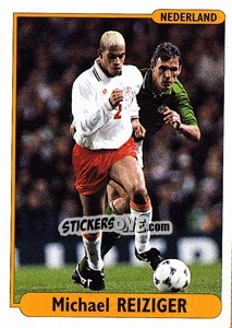 Sticker Michael Reiziger - EUROfoot 96 - Ds