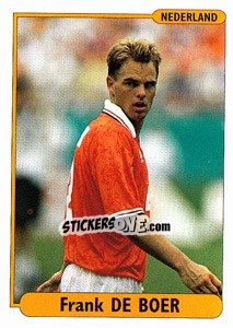 Cromo Frank De Boer - EUROfoot 96 n. 31 - Ds