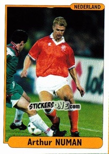 Sticker Arthur Numan - EUROfoot 96 - Ds