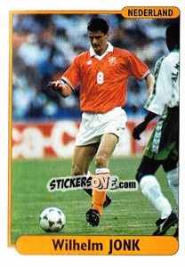Figurina Wilhelm Jonk - EUROfoot 96 n. 36 - Ds