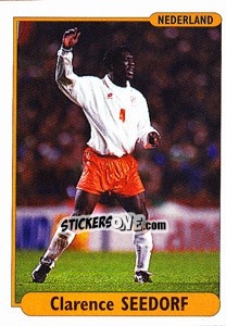 Cromo Clarence Seedorf - EUROfoot 96 - Ds