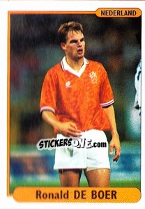 Sticker Ronald De Boer - EUROfoot 96 n. 40 - Ds