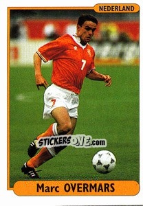 Sticker Marc Overmars - EUROfoot 96 n. 42 - Ds