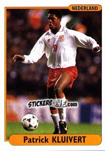 Cromo Patrick Kluivert - EUROfoot 96 - Ds