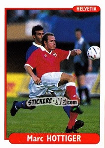 Figurina Marc Hottiger - EUROfoot 96 n. 49 - Ds