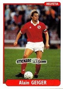 Sticker Alain Geiger - EUROfoot 96 - Ds