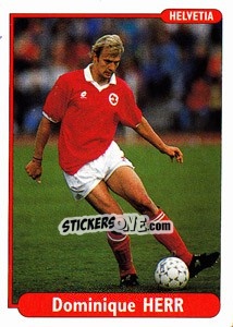 Sticker Dominique Herr - EUROfoot 96 n. 53 - Ds