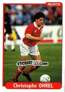 Sticker Christophe Ohrel - EUROfoot 96 - Ds