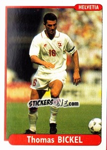 Sticker Thomas Bickel - EUROfoot 96 n. 55 - Ds