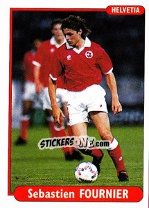 Sticker Sebastien Fournier - EUROfoot 96 n. 56 - Ds