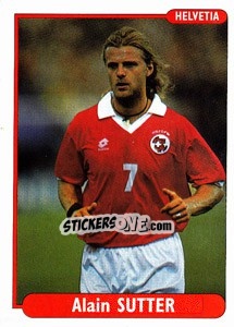 Cromo Alain Sutter - EUROfoot 96 - Ds