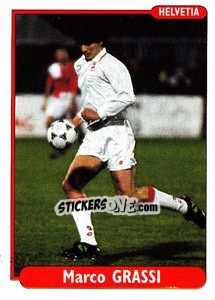 Sticker Marco Grassi - EUROfoot 96 n. 62 - Ds