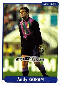 Sticker Andy Goram - EUROfoot 96 n. 67 - Ds