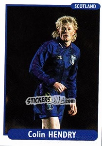 Sticker Colin Hendry - EUROfoot 96 n. 71 - Ds