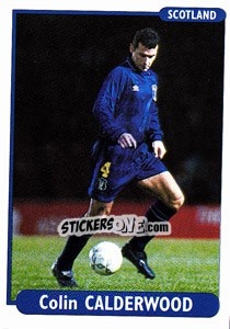 Sticker Colin Calderwood - EUROfoot 96 n. 72 - Ds