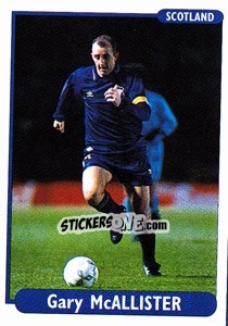 Sticker Gary McAllister - EUROfoot 96 n. 73 - Ds