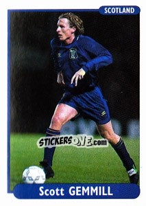 Sticker Scot Gemmill - EUROfoot 96 n. 74 - Ds