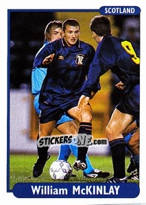 Sticker William McKinlay - EUROfoot 96 n. 77 - Ds